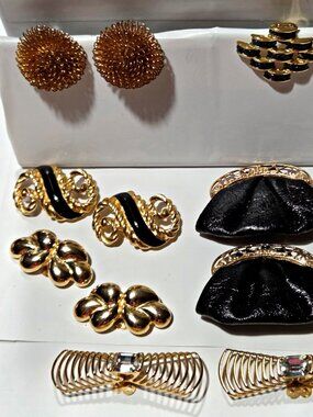 Vintage Shoe Clips / Shoe Jewelry ~ Lot of 7 Pair!